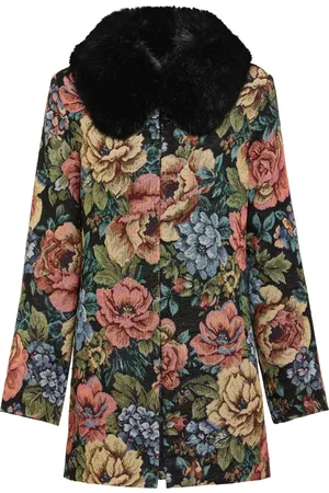Unreal Fur Monarch floral-pattern jacket
