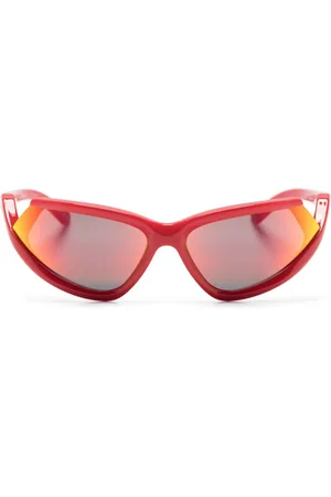Balenciaga Side Xpand Mirror oval-frame sunglasses