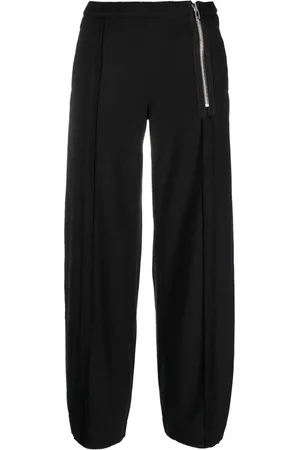 ECKHAUS LATTA Raw zipped track pants