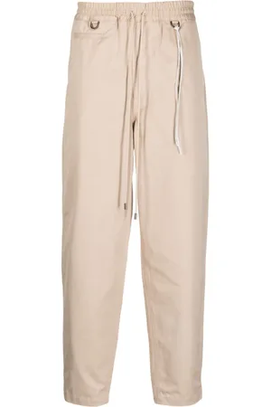MASTERMIND JAPAN Logo-embroidered tapered trousers