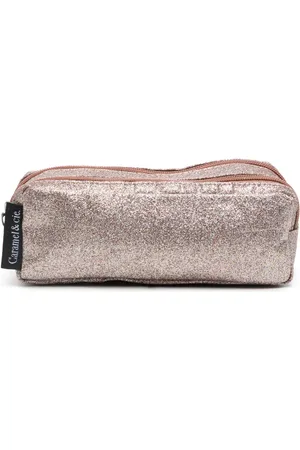 Caramel Logo-tag glitter-detail bag