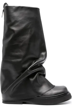 The Attico Robin layered leather boots