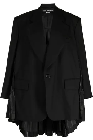 JUNYA WATANABE Pleated-panel single-breasted blazer