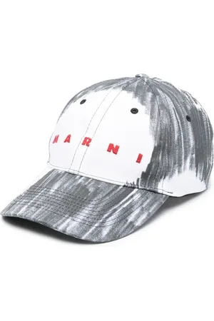 Marni Logo-embroidered cotton cap