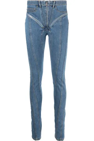 MUGLER Spiral skinny jeans