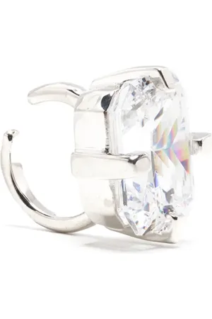E.M. Crystal-embellished ear cuff