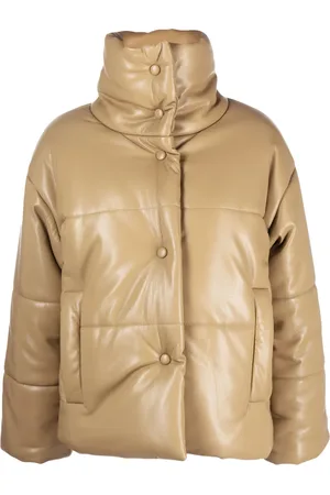 Nanushka Faux-leather puffer jacket