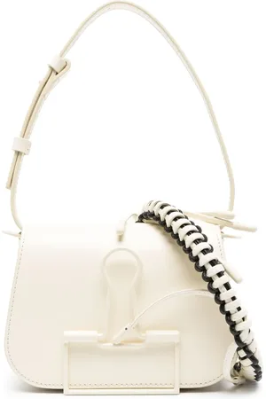 OFF-WHITE Binder leather shoulder bag