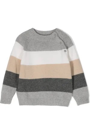 Il gufo Striped virgin-wool jumper