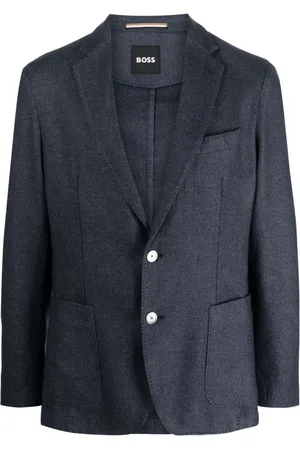 HUGO BOSS Notched-lapel single-breasted blazer