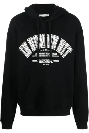 Ih Nom Uh Nit College-print drawstring hoodie