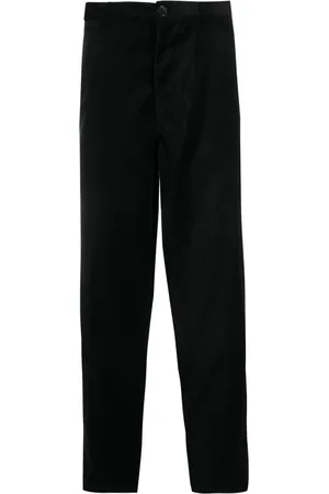 Comme des Garçons Straight-leg velvet trousers