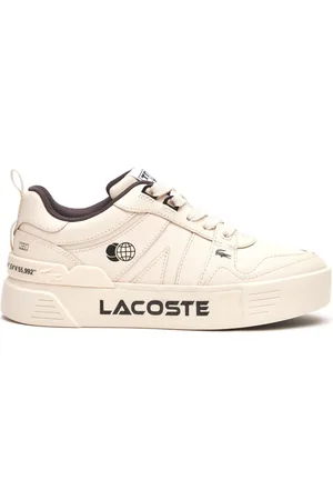 Lacoste Branded L002 leather sneakers