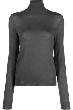 Zadig & Voltaire Bobby distressed-effect cashmere jumper