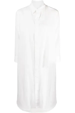 YOHJI YAMAMOTO Classic-collar cotton dress