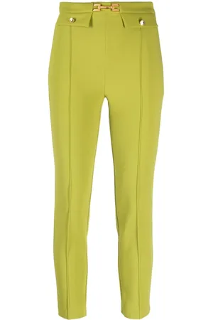 Elisabetta Franchi Logo-plaque skinny trousers