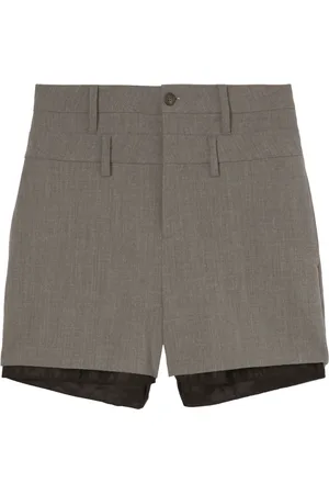 AMBUSH Double-belted cotton shorts