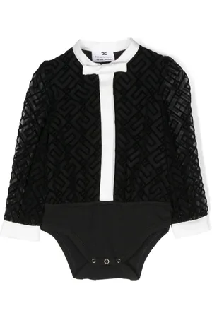 Elisabetta Franchi Monogram-pattern bow-detail body