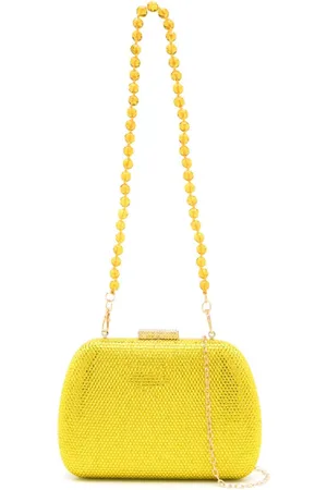 Borderline Leopard Clutch clutch yellow women