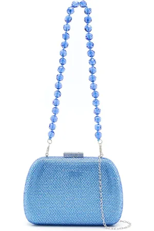 SERPUI Ang crystal-embellished clutch bag