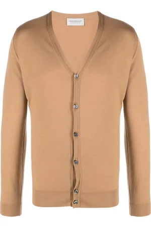JOHN SMEDLEY V-neck merino cardigan
