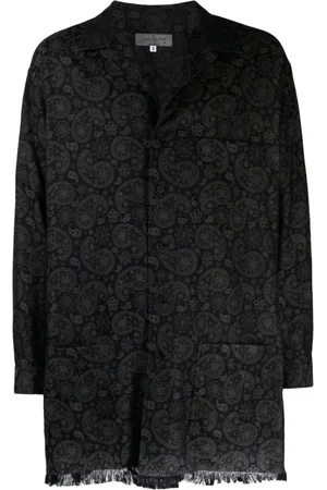 YOHJI YAMAMOTO R-JQ paisley-pattern jacquard coat