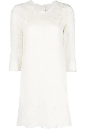 ERMANNO SCERVINO Guipure lace shift minidress