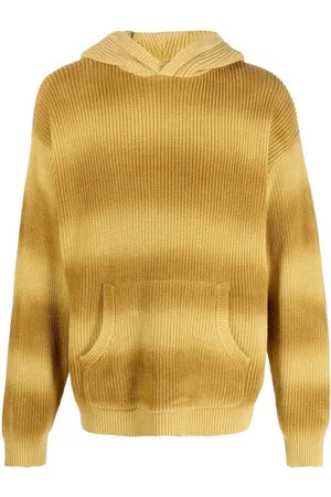 STUSSY Striped spray-effect hoodie