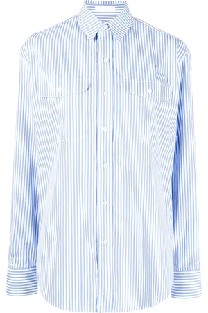 WARDROBE.NYC Stripe-print oversized shirt