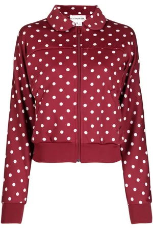 Comme des Garçons Polka-dot pattern bomber jacket