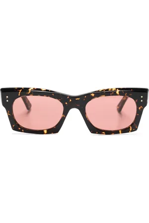 Marni Tortoiseshell-effect square-frame sunglasses