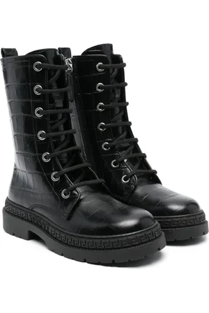 VERSACE La Medusa leather boots