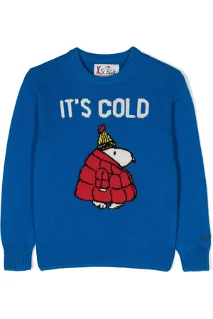 MC2 SAINT BARTH Snoopy-intarsia crew-neck jumper