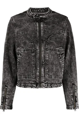Izzue Logo-patch denim jacket