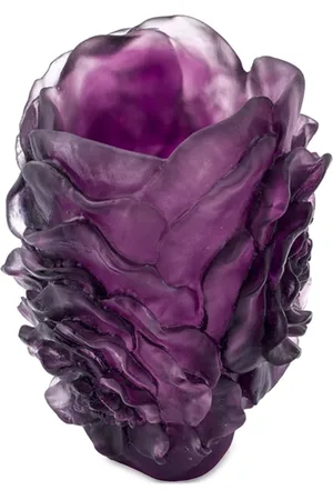 DAUM Camelia crystal vase (15,5cm)