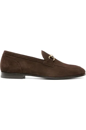 Scarosso Horsebit-detail suede loafers