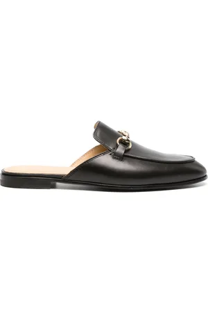 Scarosso Horsebit-detail leather mules