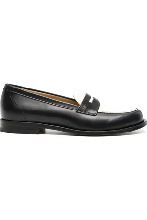 Scarosso Two-tone leather loafers