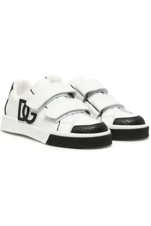 Dolce & Gabbana Logo-embossed touch-strap sneakers