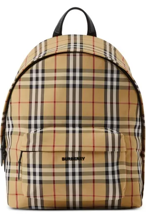 Burberry - Men's Murray Archive Check Backpack - Black