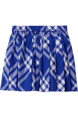 Burberry Checked pleated miniskirt