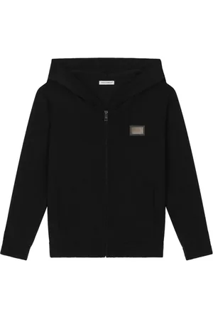 Dolce & Gabbana Logo-plaque zip-up hoodie