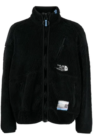 Maison Mihara Yasuhiro Logo-embroidered fleece jacket