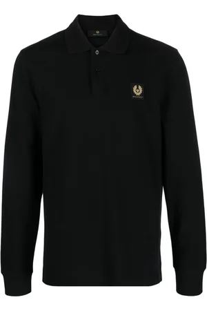Belstaff Logo-patch cotton polo shirt