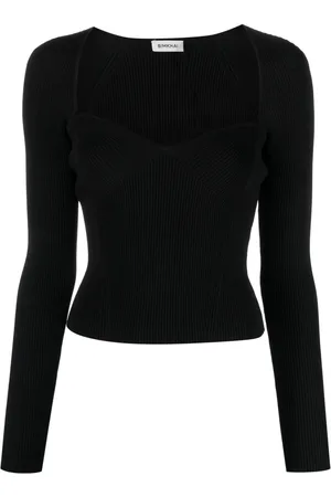 Simkhai Giuliana sweetheart-neck jumper