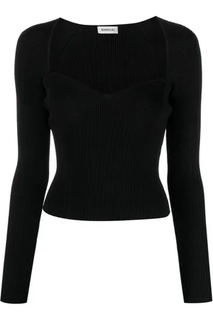 Simkhai Giuliana sweetheart-neck jumper