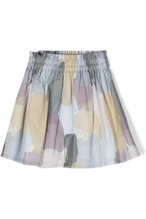 KNOT Rose graphic-print skirt