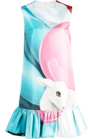 Nina Ricci Graphic-print flared minidress