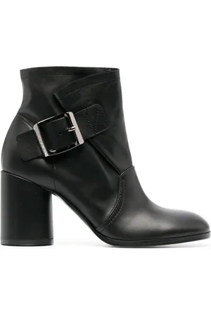 Casadei 85mm buckle-detail ankle boots