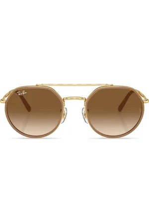 Ray-Ban Logo-print round-frame sunglasses